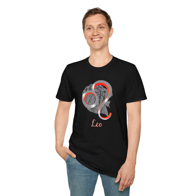 Leo Symbol Adult T-Shirt by TOOLOUD