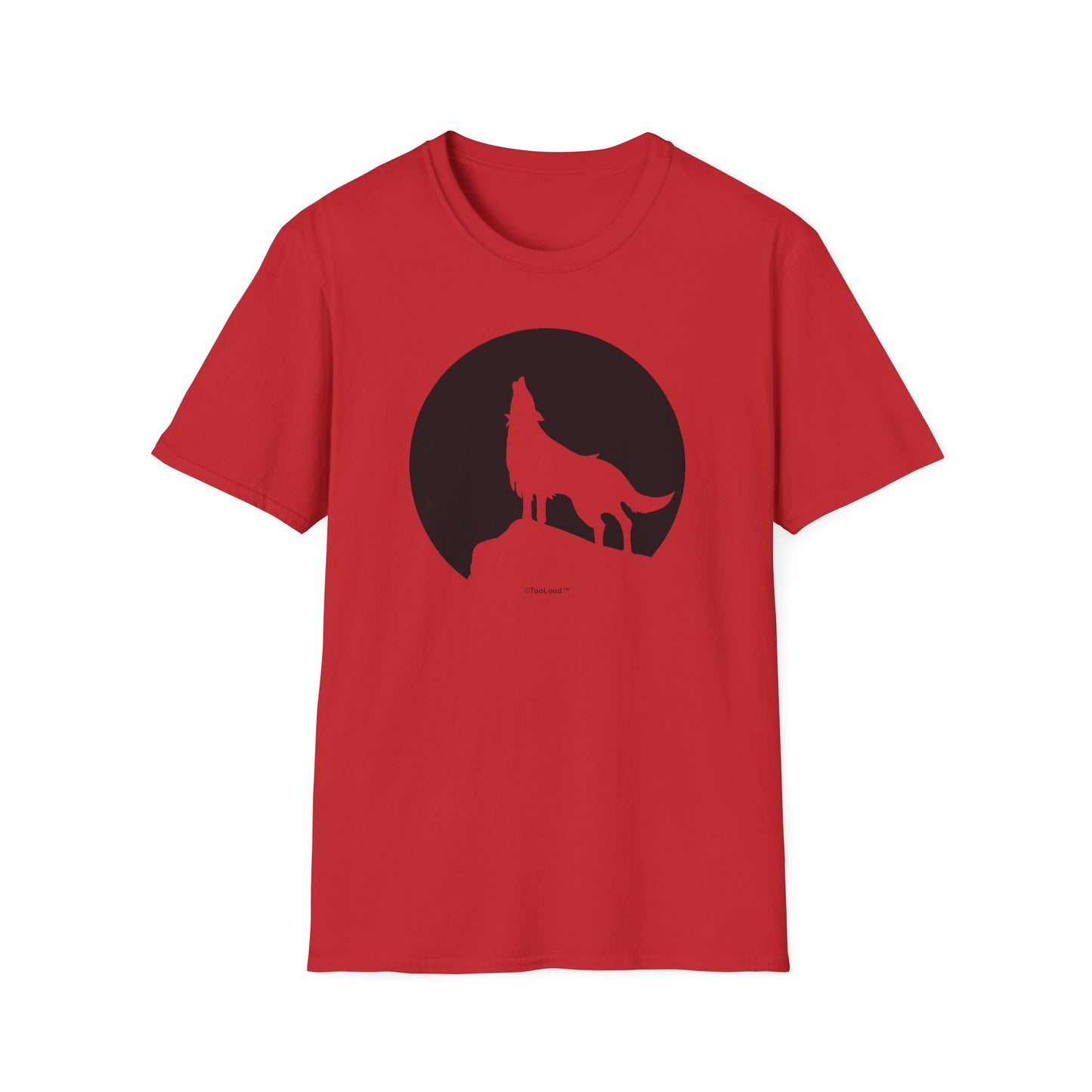 Wolf Howling at the Moon – Design #1 Women’s T-Shirt by TOOLOUD
