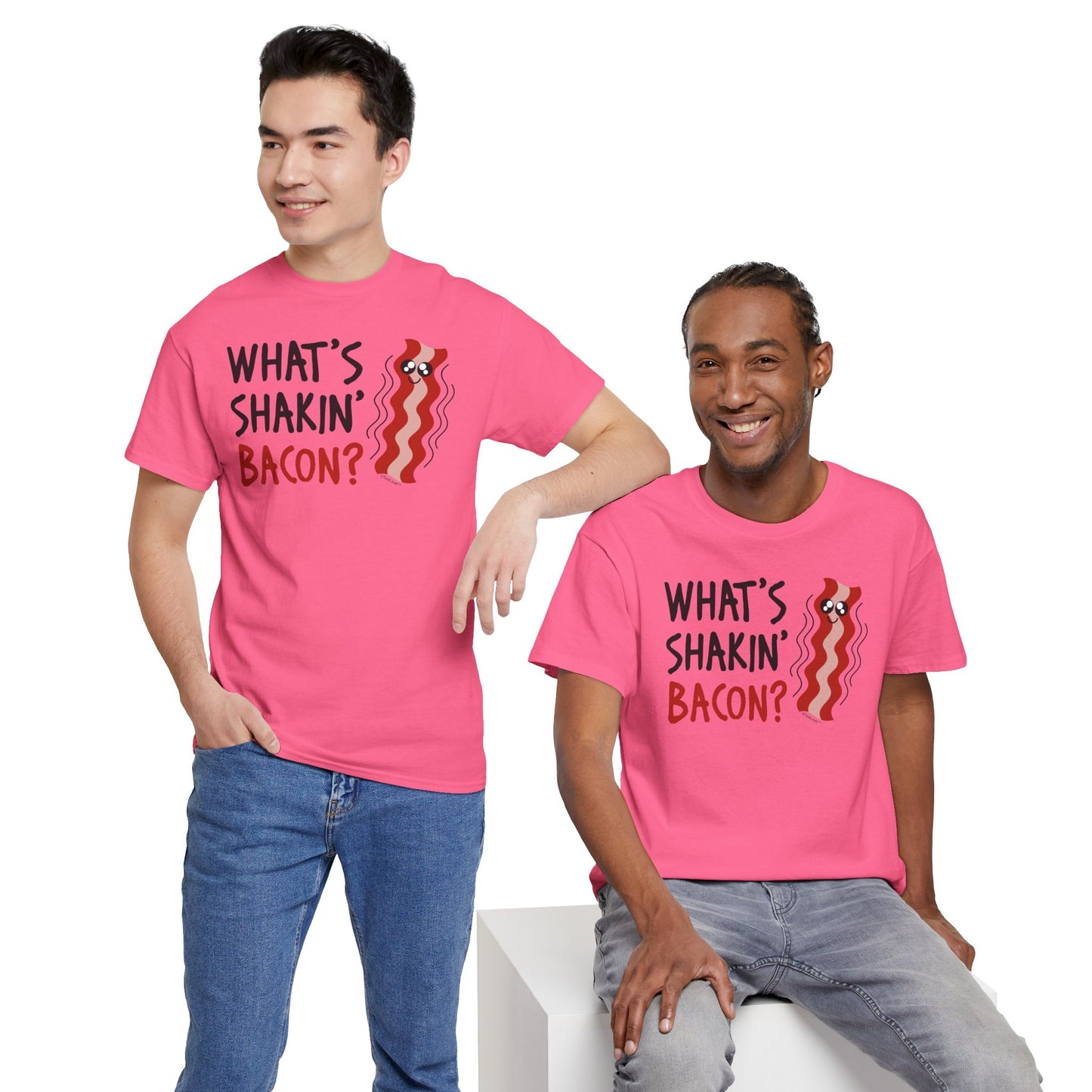 What’s Shakin’ Bacon – Premium Adult T-Shirt by TOOLOUD