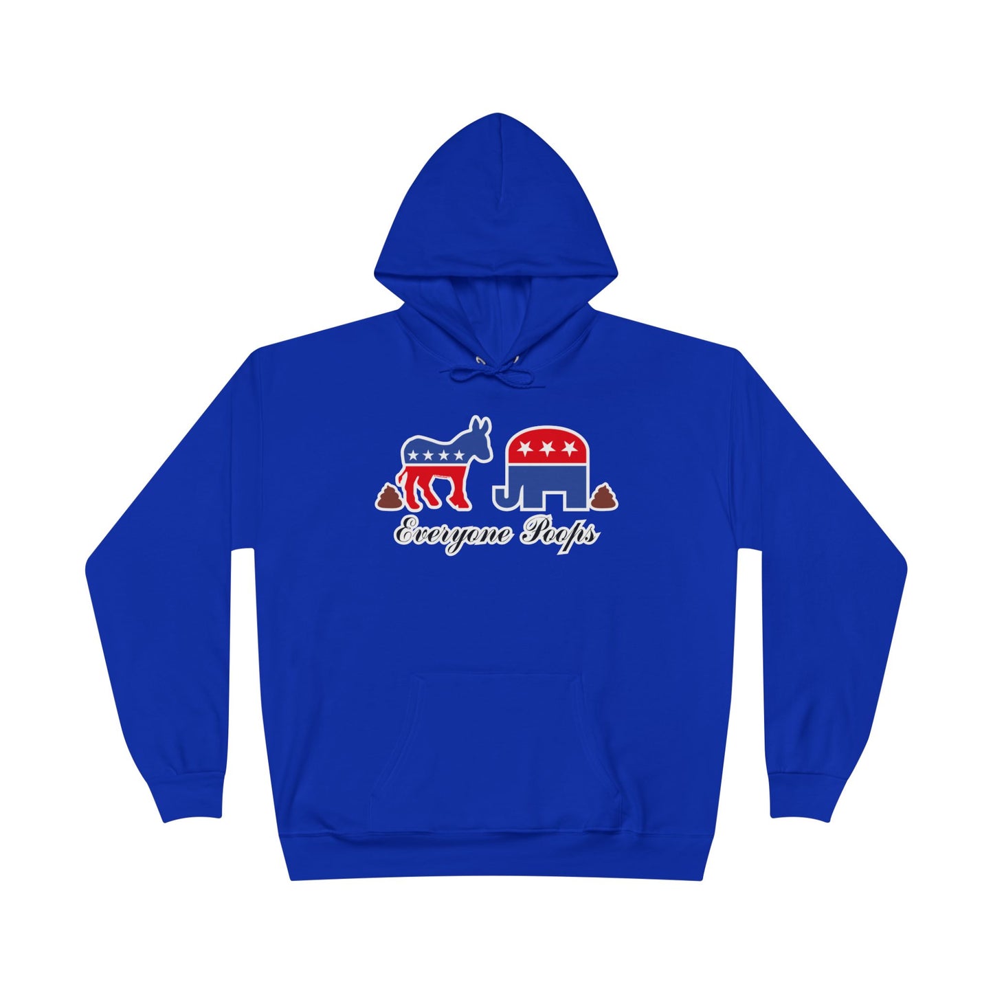 Everyone Poops Donkey Elephant Dark Hoodie Sweatshirt by TOOLOUD™