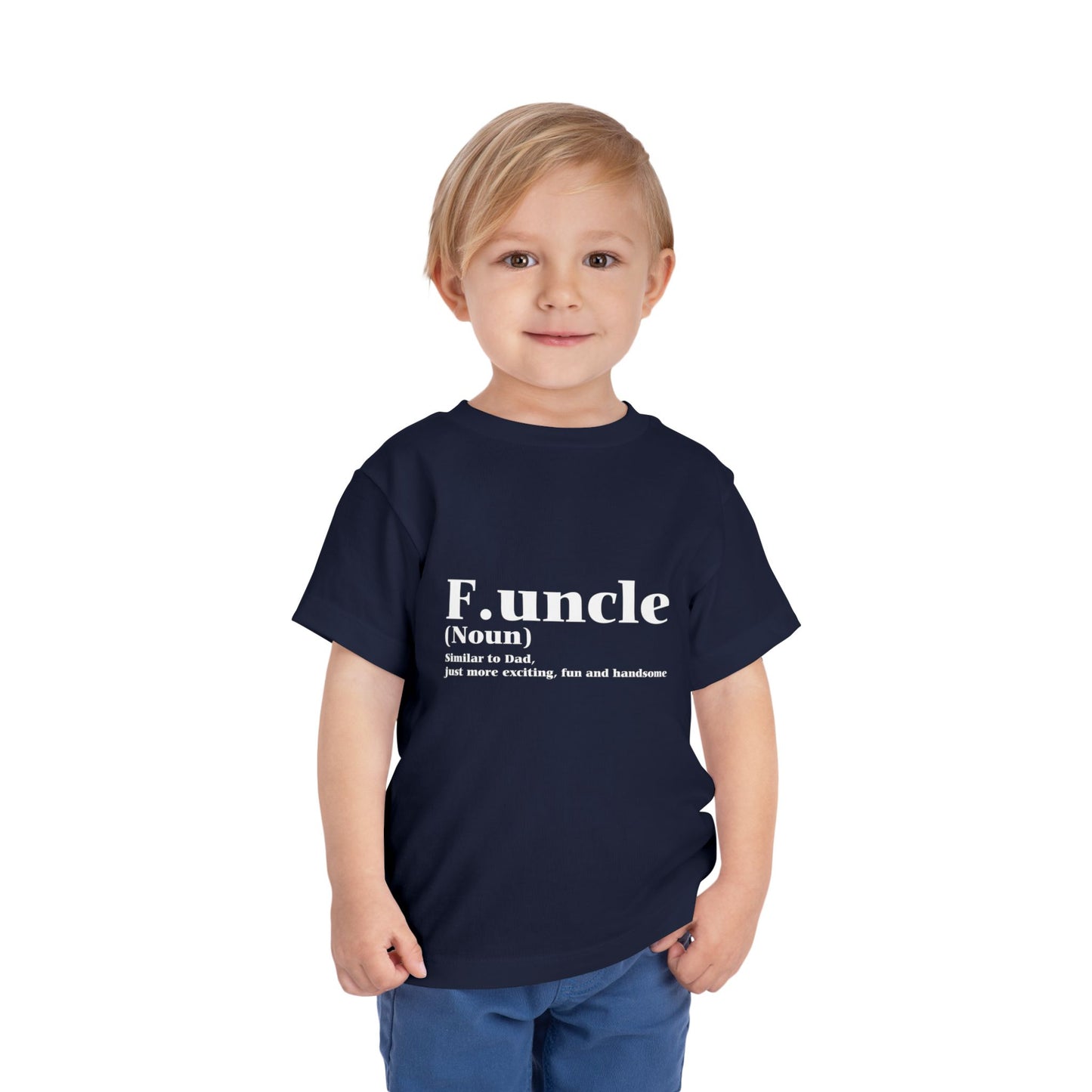 Funcle Fun Uncle Toddler T-Shirt Dark by TOOLOUD