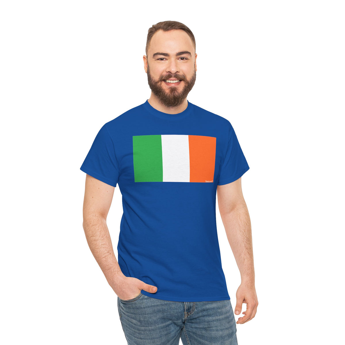 Irish Flag – Flag of Ireland Adult Dark T-Shirt by TOOLOUD
