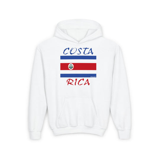 TooLoud Costa Rica Flag Youth Children's Hoodie