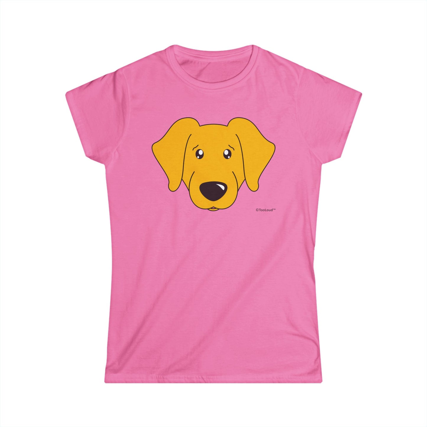 Cute Yellow Labrador Retriever Dog Juniors T-Shirt by TOOLOUD