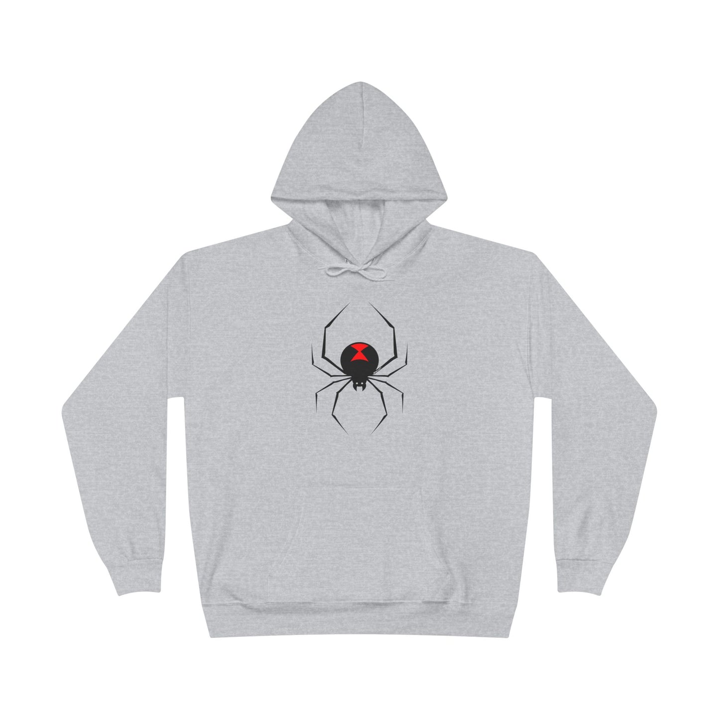Black Widow Spider Design Hoodie Sweatshirt by TOOLOUD