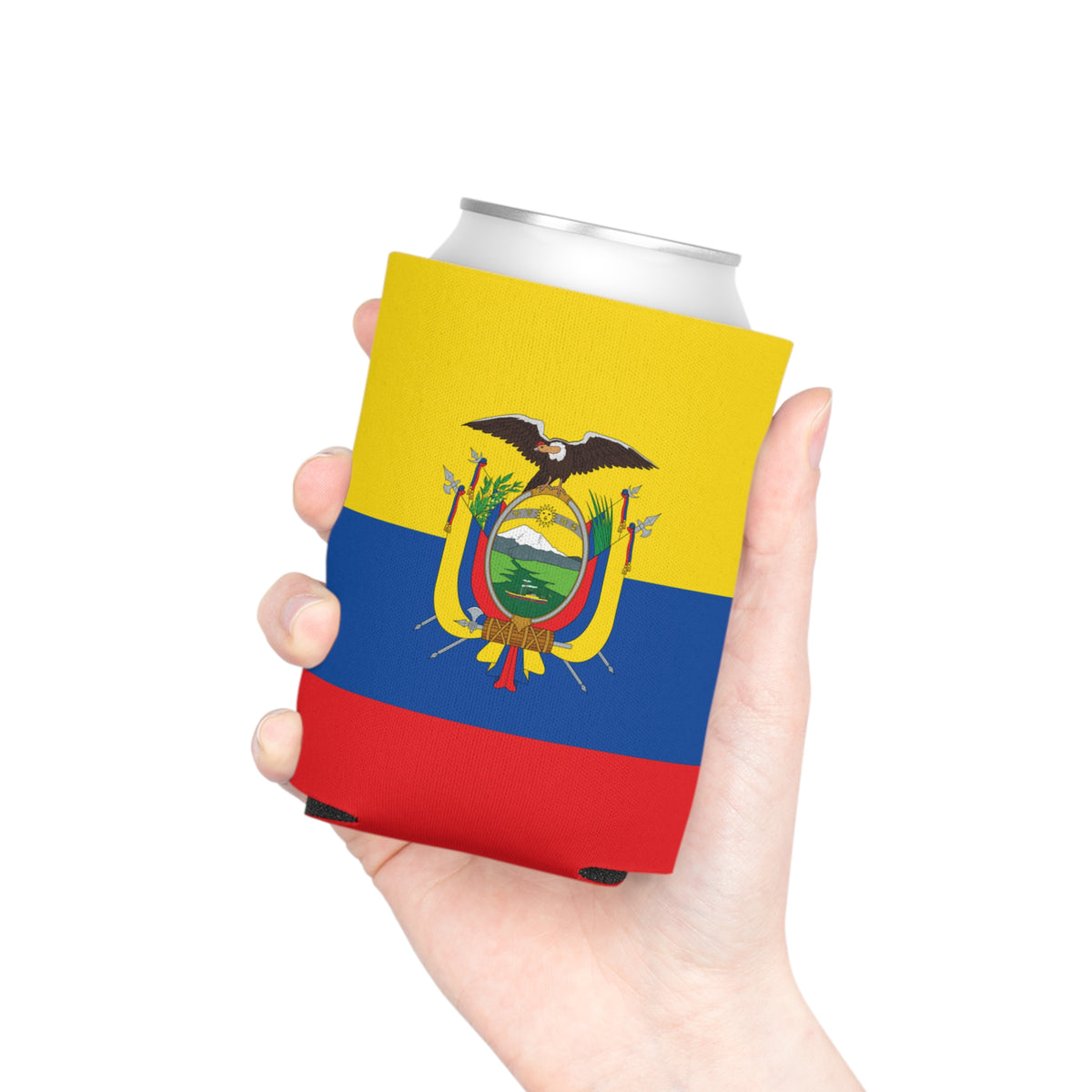 Ecuador Flag AOP Can/Bottle Insulator Cooler – All Over Print by TOOLOUD