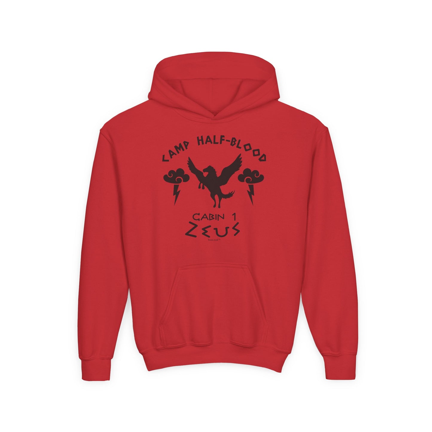 Camp Half Blood Cabin 1 Zeus Youth Children's Hoodie by TOOLOUD