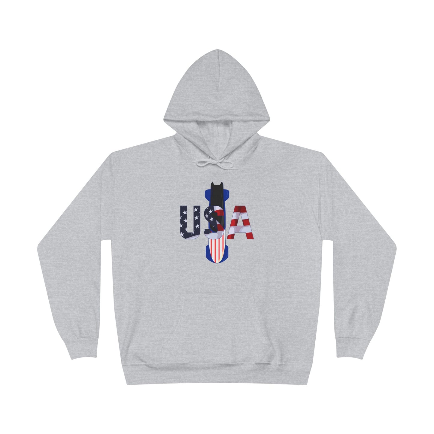 USA Bobsled Adult Hooded Sweatshirt by TOOLOUD