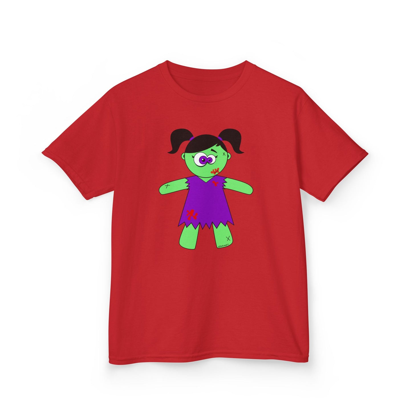 Zombie Girl Halloween Children’s T-Shirt by TOOLOUD