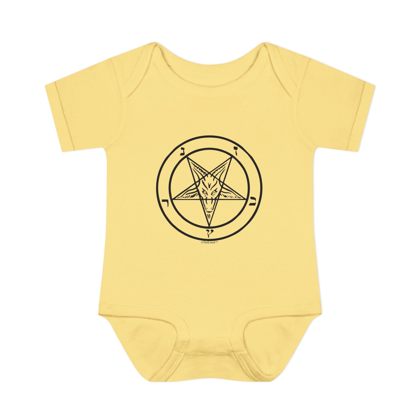 Sigil of Baphomet Baby Romper Bodysuit by TOOLOUD