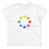 Rainbow Pot - Marijuana Leaf Women’s T-Shirt