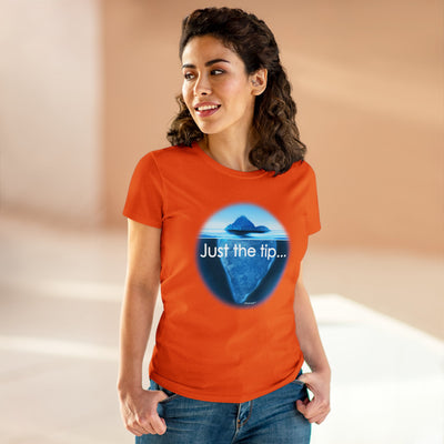 TooLoud Iceberg Just The Tip Women's Cotton T-Shirt