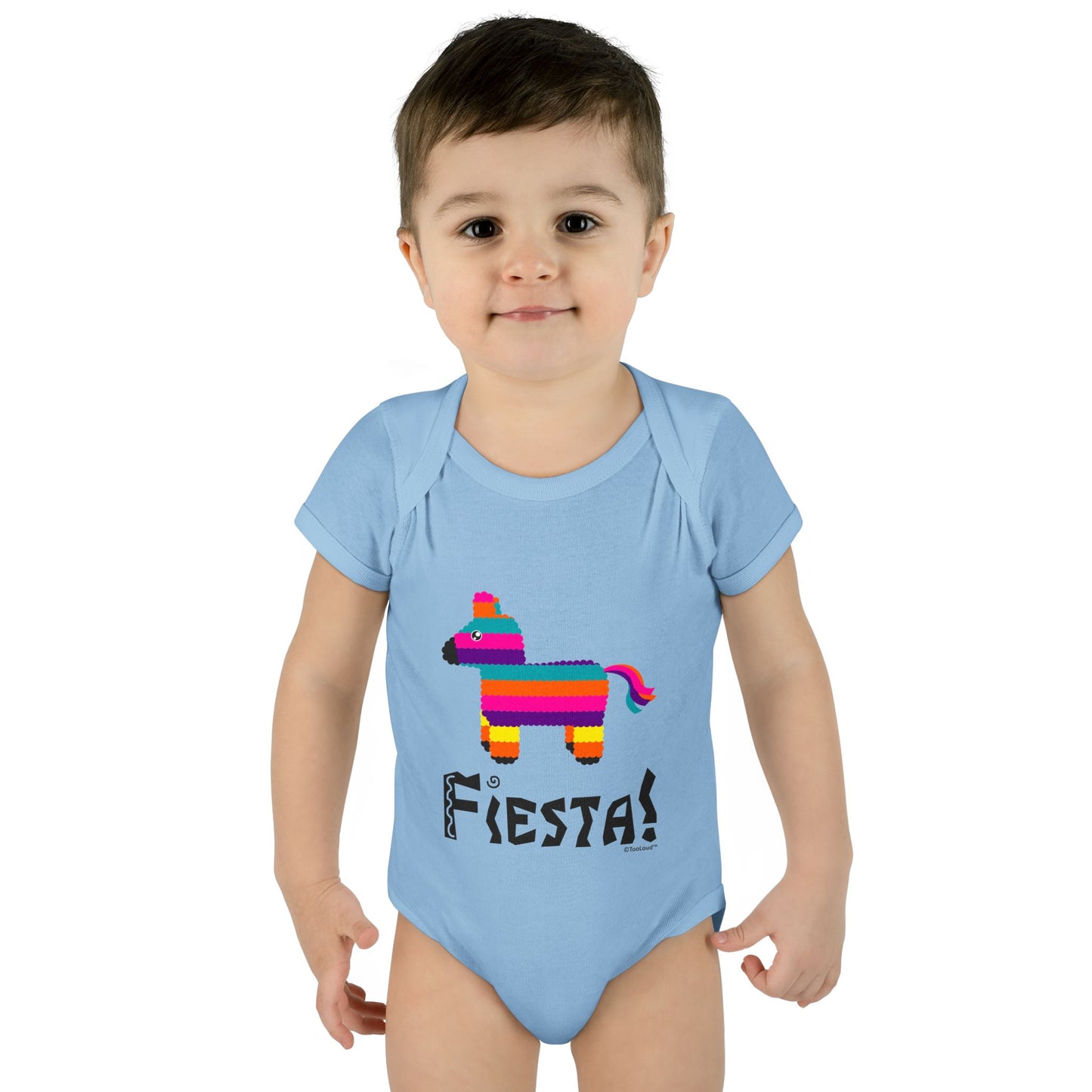 Colorful Piñata Design – Fiesta Baby Romper Bodysuit by TOOLOUD