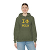 TooLoud I Love NOLA Fleur de Lis Unisex Hoodie Sweatshirt