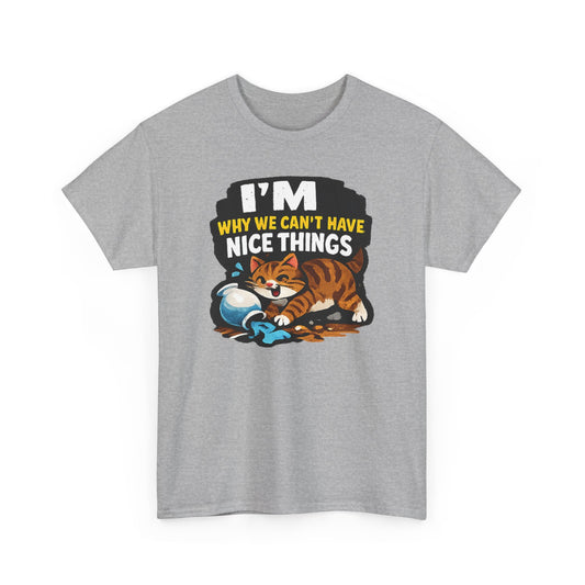 I'M Why We Can't Have Nice Things Adult Unisex T-Shirt by TOOLOUD