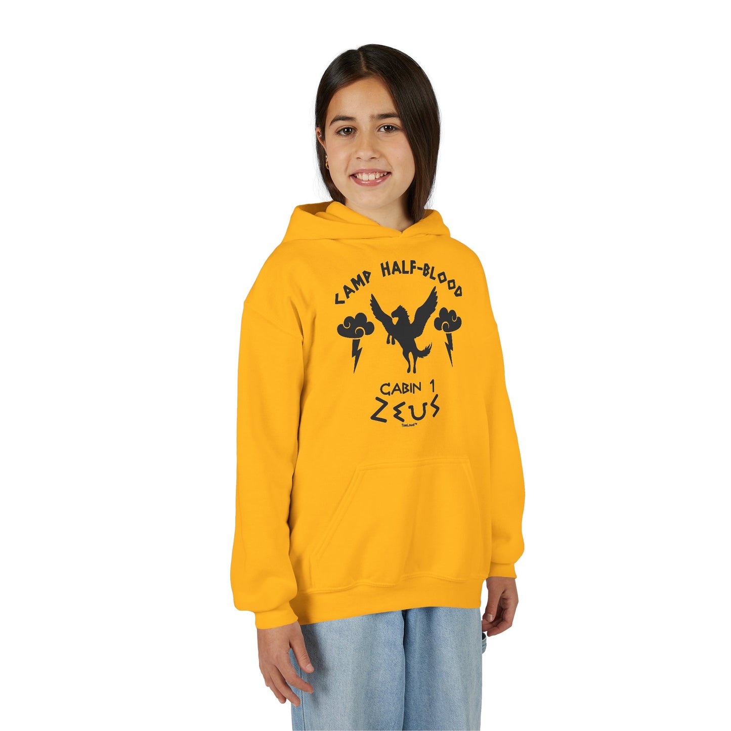 Camp Half Blood Cabin 1 Zeus Youth Children's Hoodie by TOOLOUD