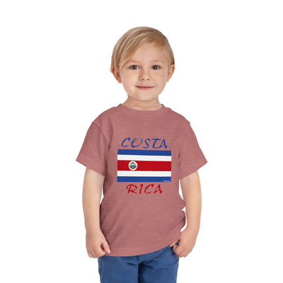 TOOLOUD Costa Rica Flag Toddler T-Shirt