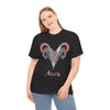 TooLoud Aries Zodiac Symbol T-Shirt | Astrological Birth Sign Adult Apparel