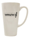 16 Ounce Conical Latte Coffee Mug - A Harmonious Blend of Music and Style by TooLoud-Conical Latte Mug-TooLoud-White-Davson Sales