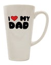 16 Ounce Conical Latte Coffee Mug - A Heartfelt Tribute to Fatherhood by TooLoud-Conical Latte Mug-TooLoud-White-Davson Sales