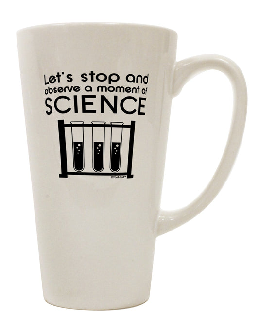 16 Ounce Conical Latte Coffee Mug - Crafted for the Discerning Coffee Enthusiast-Conical Latte Mug-TooLoud-White-Davson Sales