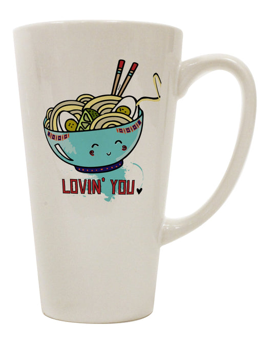 16 Ounce Conical Latte Coffee Mug - Expertly Crafted Drinkware for Perfectly Coordinated Pho Bowl Collection - TooLoud-Conical Latte Mug-TooLoud-Davson Sales