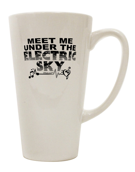 16 Ounce Conical Latte Coffee Mug - Expertly Crafted Drinkware TooLoud-Conical Latte Mug-TooLoud-White-Davson Sales