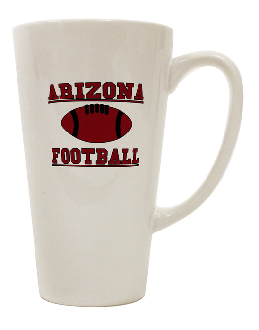 16 Ounce Conical Latte Coffee Mug - Expertly Crafted for Arizona Football Enthusiasts by TooLoud-Conical Latte Mug-TooLoud-White-Davson Sales