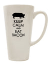 16 Ounce Conical Latte Coffee Mug - Expertly Crafted for Bacon Lovers by TooLoud-Conical Latte Mug-TooLoud-White-Davson Sales