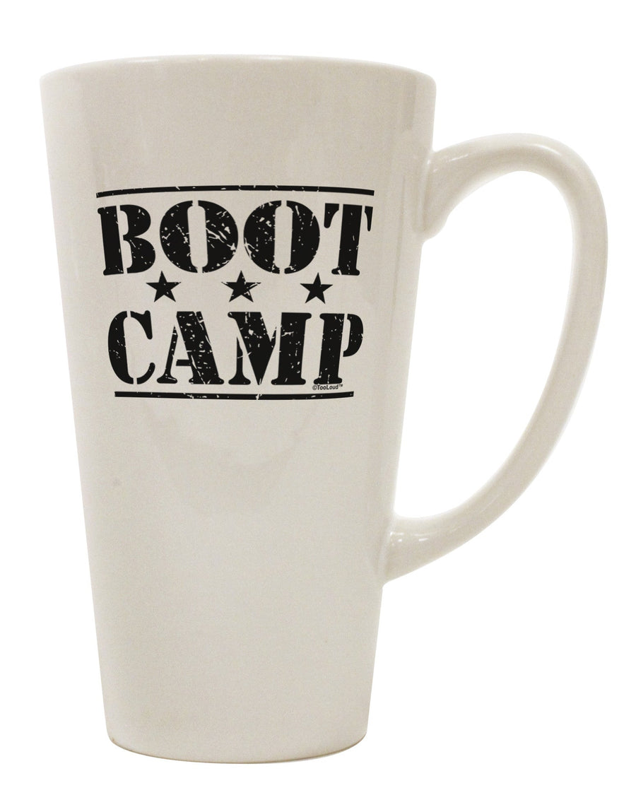 16 Ounce Conical Latte Coffee Mug - Expertly Crafted for Bootcamp Enthusiasts - TooLoud-Conical Latte Mug-TooLoud-White-Davson Sales