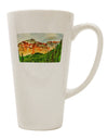 16 Ounce Conical Latte Coffee Mug - Expertly Crafted for Colorado Enthusiasts-Conical Latte Mug-TooLoud-White-Davson Sales