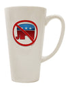 16 Ounce Conical Latte Coffee Mug - Expertly Crafted for Distressed No Republicans Sign - TooLoud-Conical Latte Mug-TooLoud-White-Davson Sales