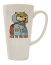 TooLoud Doge to the Moon 16 Ounce Conical Latte Coffee Mug