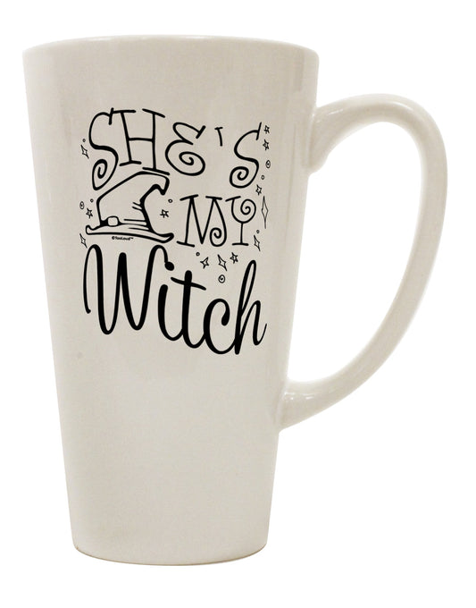 16 Ounce Conical Latte Coffee Mug - Expertly Crafted for Enchanting Sips-Conical Latte Mug-TooLoud-Davson Sales