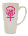 16 Ounce Conical Latte Coffee Mug - Expertly Crafted for Feminism Enthusiasts-Conical Latte Mug-TooLoud-White-Davson Sales