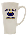 16 Ounce Conical Latte Coffee Mug - Expertly Crafted for Michigan Football Enthusiasts by TooLoud-Conical Latte Mug-TooLoud-White-Davson Sales