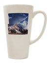 16 Ounce Conical Latte Coffee Mug - Expertly Crafted for Mountain Pop Out Enthusiasts-Conical Latte Mug-TooLoud-White-Davson Sales