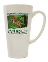 16 Ounce Conical Latte Coffee Mug - Expertly Crafted for Parasaurolophus Walkeri Enthusiasts by TooLoud-Conical Latte Mug-TooLoud-White-Davson Sales