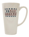 16 Ounce Conical Latte Coffee Mug - Expertly Crafted for Proud Veterans-Conical Latte Mug-TooLoud-White-Davson Sales