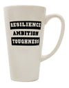 16 Ounce Conical Latte Coffee Mug - Expertly Crafted for Resilience, Ambition, and Toughness - TooLoud-Conical Latte Mug-TooLoud-Davson Sales