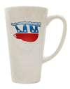 16 Ounce Conical Latte Coffee Mug - Expertly Crafted for Sloth Political Party Symbol Enthusiasts - TooLoud-Conical Latte Mug-TooLoud-White-Davson Sales