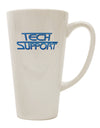 16 Ounce Conical Latte Coffee Mug - Expertly Crafted for Tech Support Enthusiasts by TooLoud-Conical Latte Mug-TooLoud-White-Davson Sales