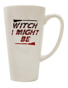 16 Ounce Conical Latte Coffee Mug - Expertly Crafted for the Enigmatic Witch-Conical Latte Mug-TooLoud-White-Davson Sales