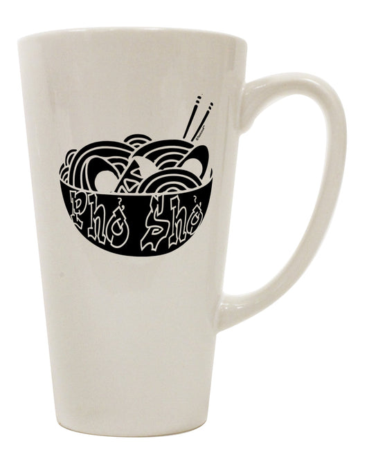16 Ounce Conical Latte Coffee Mug - Expertly Crafted for the Perfect Pho Experience-Conical Latte Mug-TooLoud-Davson Sales