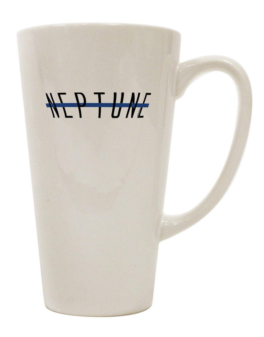 16 Ounce Conical Latte Coffee Mug - Expertly Crafted for the Planet Neptune Enthusiasts by TooLoud-Conical Latte Mug-TooLoud-White-Davson Sales