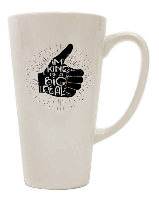 16 Ounce Conical Latte Coffee Mug - Expertly Crafted for Those Who Appreciate Quality Drinkware-Conical Latte Mug-TooLoud-Davson Sales