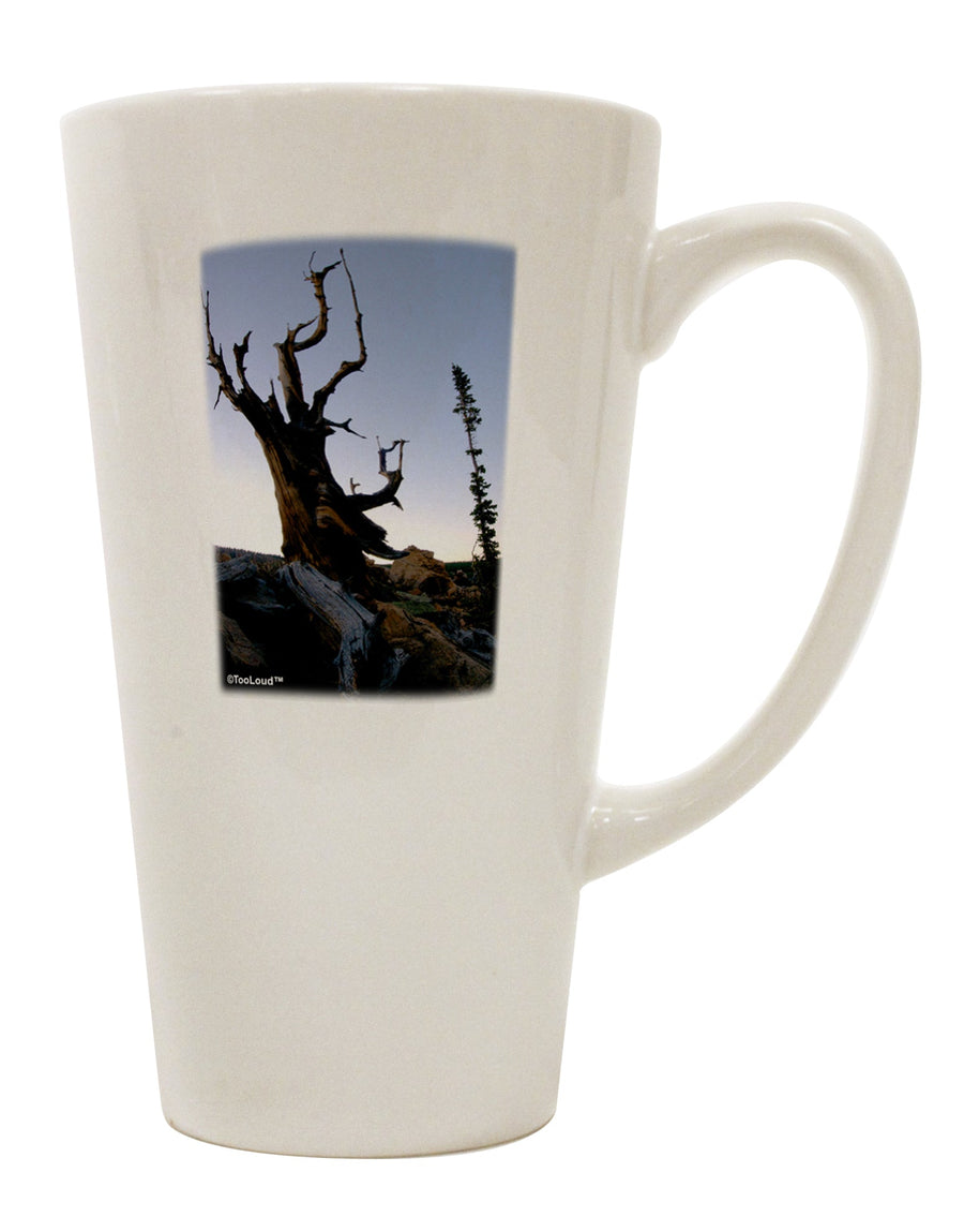 16 Ounce Conical Latte Coffee Mug featuring Captivating Colorado Mountain Scenery - Crafted by a Drinkware Expert, TooLoud-Conical Latte Mug-TooLoud-White-Davson Sales