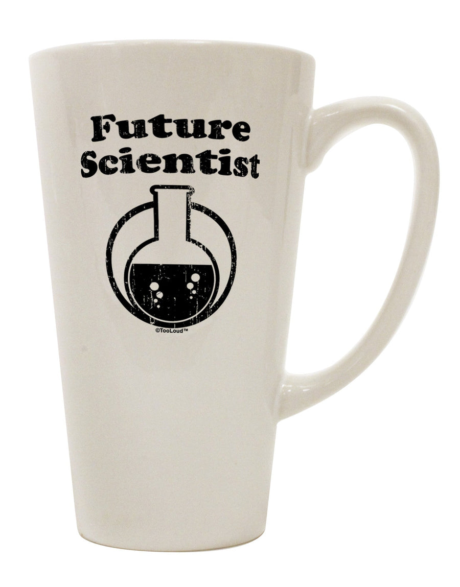 16 Ounce Conical Latte Coffee Mug for Aspiring Scientists - TooLoud-Conical Latte Mug-TooLoud-White-Davson Sales