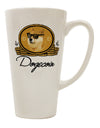 16 Ounce Conical Latte Coffee Mug for Doge Coins - Expertly Crafted Drinkware TooLoud-Conical Latte Mug-TooLoud-Davson Sales