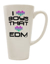 16 Ounce Conical Latte Coffee Mug for EDM Enthusiasts - TooLoud-Conical Latte Mug-TooLoud-White-Davson Sales